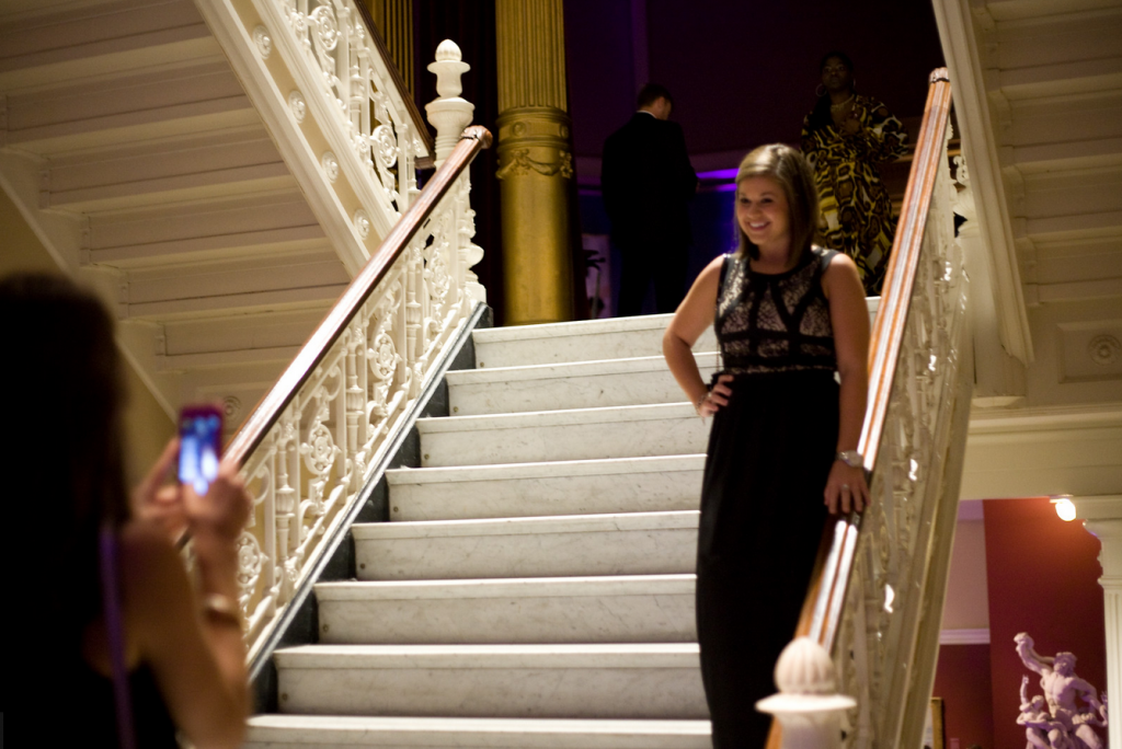 South Mag- Sarah on stairs