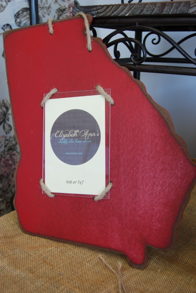 Georgia wooden photo frame, $36