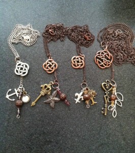 Several top selling varieties of my very first creation. I still love the way the Celtic love knot looks. 